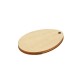 Ciondolo in Legno a Forma di Uovo con Candela 42X57 mm