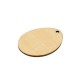 Ξύλινο Μοτίφ Αυγό ''O Καλύτερος Μπαμπάς'' 45x35mm