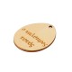 Ciondolo in Legno Uovo 45x35mm