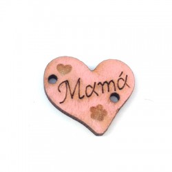 Wooden Connector 'Mama' 18x16mm
