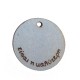 Pendentif rond en bois « Είσαι η Καλύτερη » 24 mm