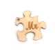 Colgante de Madera Puzzle ''Mr'' 28x29mm