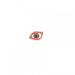 Intercalaire œil émaillé en Bois 23x15mm