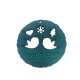 Colgante de Madera Redondo con Diseño Navideño ´´our first Xmas´´ 70mm