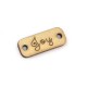 Wooden Connector "Joy" 22x9mm