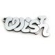 Ciondolo in Legno Wish 58X28Mm