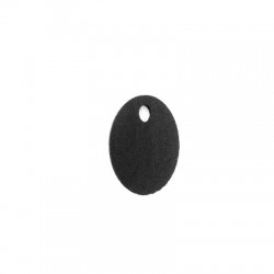 Pendentif ovale en bois 13x18mm