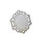 Pendentif cadre support pour cameo en Bois 38x45mm