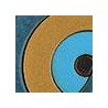 Azul/Dorado/Turquesa/Negro