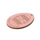 Wooden Pendant Egg "HAPPY EASTER" 65x50mm