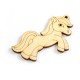 Ciondolo di Legno Cavallo Pony 65x39mm