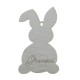 Wooden Pendant Easter Bunny 'Grandpa' 89x55mm