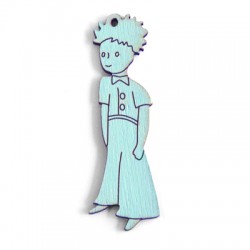 Pendentif en bois Garçon 70 x 18 mm