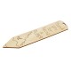 Segnalibri di Legno Matita con "thank you for being a SUPER TEACHER" Inciso 160x36mm