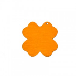 Ciondolo in Legno Quadrifoglio 57X57Mm