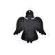Wooden Pendant Blackboard Angel 90x89mm