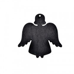 Pendentif en bois en Forme D'Ange avec Tableau noir 90 x 89 mm