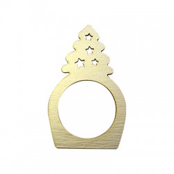 Porte-Serviettes en bois avec Arbre 97 x 61 mm