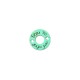 Conector Circular de Madera «το Γούρι Μου» con Estrellas 20 mm