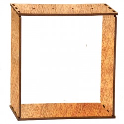 Ξύλινη Επιτραπέζια Κορνίζα 150x36mm (4τμχ/Σετ)
