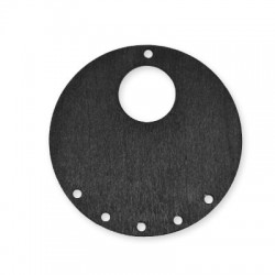 Pendentif en bois rond 60 mm