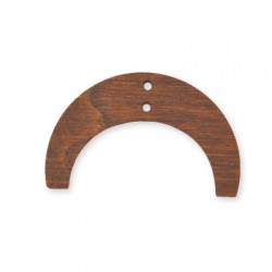 Pendentif en bois 43 x 26 mm