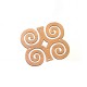 Wooden Pendant Rectangular 60x50mm