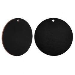 Pendentif rond en bois 45mm