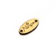 Connettore Ovale in Legno Νύη 19X10 mm