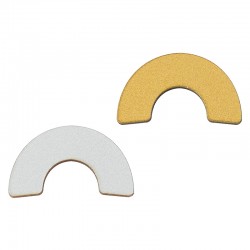 Demi-Cercle en bois 31 x 18 mm