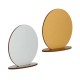 Decorazione Rotonda in Legno con Base 100 mm (2 Pezzi/Set)