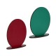 Wooden Decorative Round with Base 100mm (2pcs/Set)
