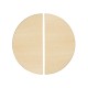 Wooden Base Semicircle 100x50mm