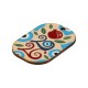 Wooden Pendant Tag with Pomegranate & Eye "2026" 27x39mm