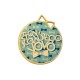 Wooden Pendant "Στον καλύτερο νονό" 75mm
