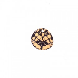 Breloque Ronde en bois Peint 20 mm