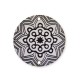 Wooden Painted Pendant 40mm