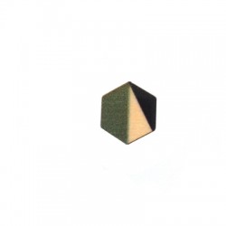 Pendentif en bois Hexagonal 14 x 16 mm