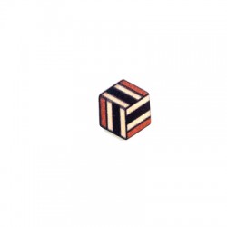 Pendentif en bois Hexagone 15 x 17 mm