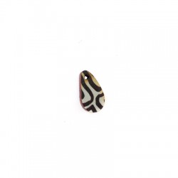 Pendentif en bois en Forme de Goutte 10 x 18 mm