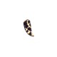 Pendentif en bois Corne 14 x 30 mm