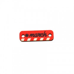 Connecteur en bois Étiquette « mars » 25 x 8 mm