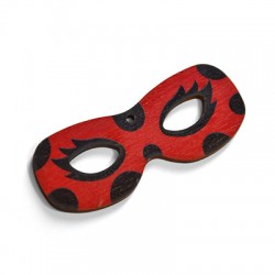 Pendentif en bois Masque 80 x 31 mm