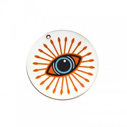 Pendentif en bois œil 50 mm