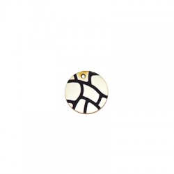 Breloque Ronde en bois 20 mm