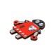 Pendentif Robot en bois Peint 60 x 59 mm