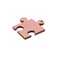 Ciondolo in Legno Puzzle con Occhio Portafortuna 45mm