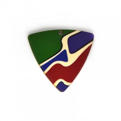 Pendentif en bois Triangle Irrégulier 49 x 47 mm
