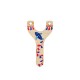 Wooden Pendant Sling Airplane 30x55mm