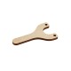 Pendentif en bois en Forme D'Avion 30 x 55 mm